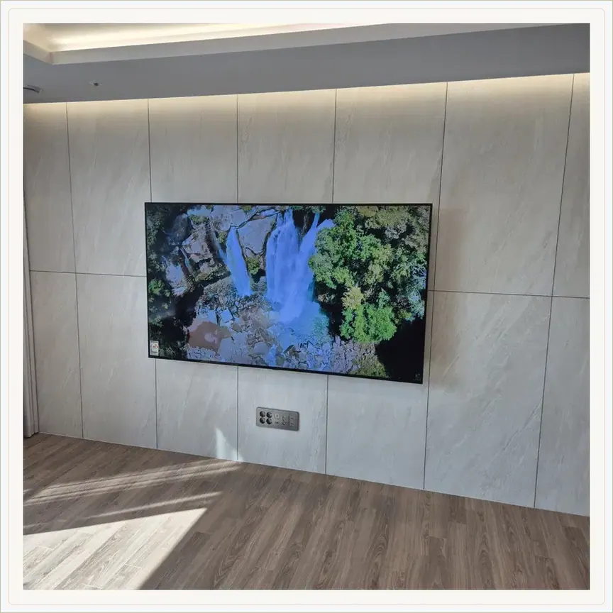 서울특별시 서대문구 미근동·냉천동 벽걸이TV 설치 참고 사진 2, 주말 설치 일정 상담